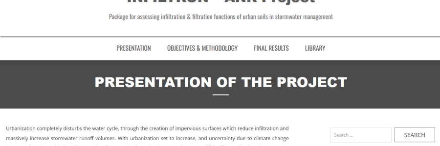 Participation au projet Infiltron (ANR fin en 2025)